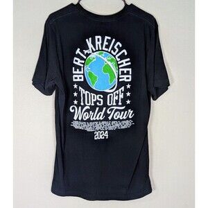 Bert Kreischer Tops Off World Tour 2024 T-Shirt Men’s Large Comedy Tee (No Tag)